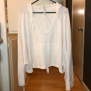 Free People Super Soft Poncho Hoodie size XS